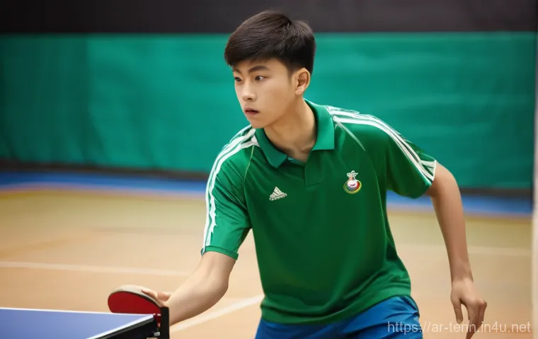 탁구 테이블 가격 분석 - **Prompt:** A vibrant, sunlit indoor scene showing a diverse family of four (two adults, two childre...