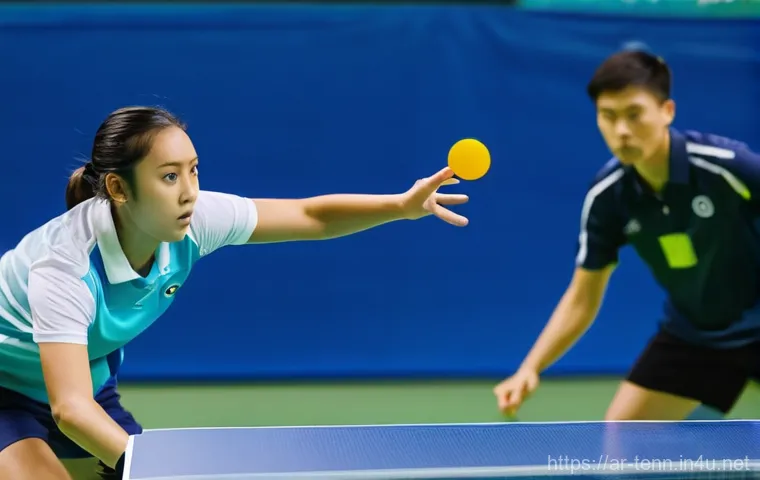 테니스와 탁구 경기의 운동 효과 - **Dynamic Tennis Duo: Friendship and Fierce Competition**
    "A vibrant, high-energy scene on a sun...